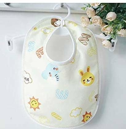 Vedians Baby Button Bibs Apron for Feeding Vedians